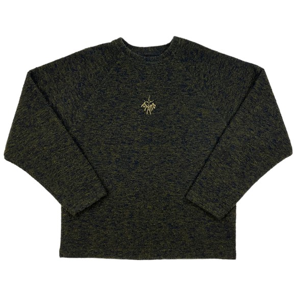 Prana Other - Vintage Prana Boucle Knit Fleece Pullover Sweatshirt Made in USA Green Medium